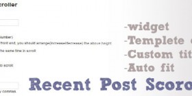 Related Posts Scroller