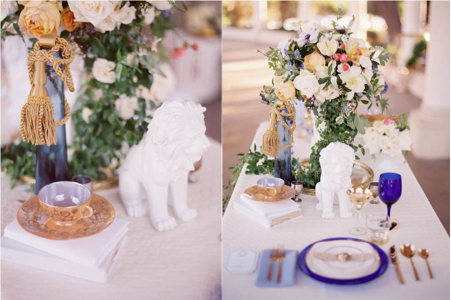 Blue White Wedding