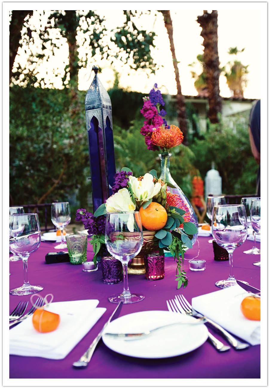 Moroccan Palm Springs Wedding Modern Moroccan Wedding