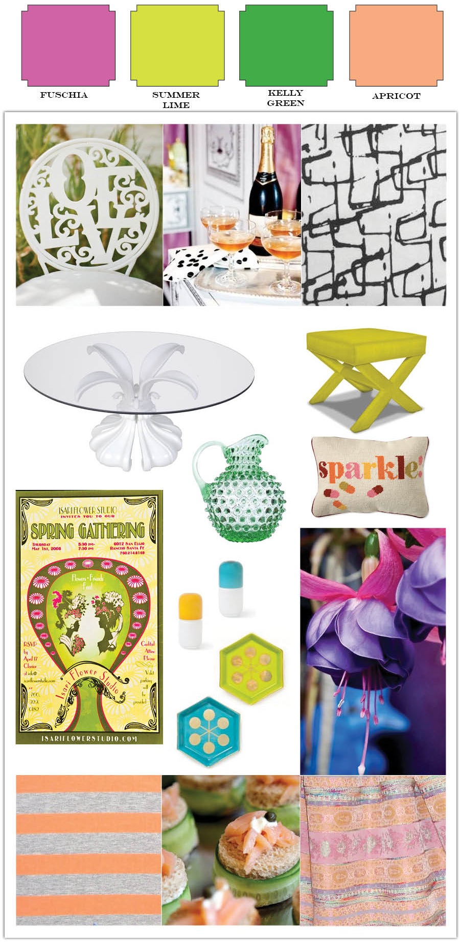 Jonathon Adler Colorful Garden Party by Alchemy FIne Events