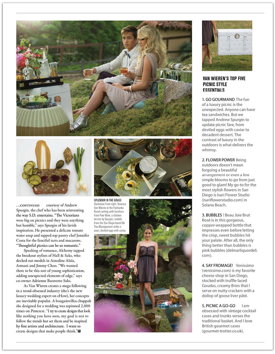 Luxury Picnic Alchemy Fine Events Riviera Magazine (1)