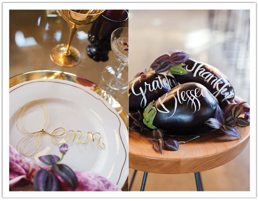 Modern Glam Thanksgiving Decor Alchemy Fine Events 